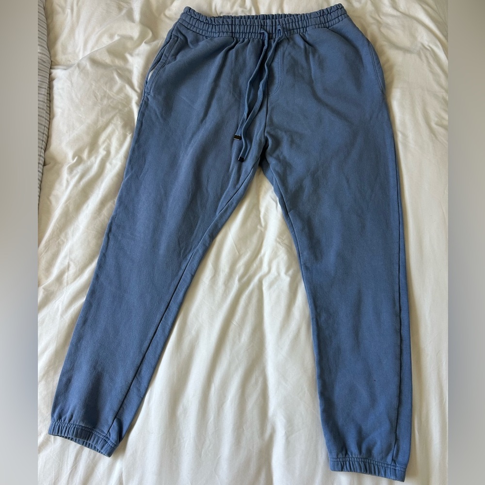 TALENTLESS Light Blue Heavyweight Sweatpants - 100% cotton - Size XL